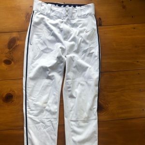 Nike White baseball pants